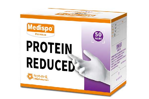 protein reduced gloves