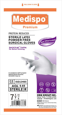 PROTEIN REDUCED Medical Surgical Gloves